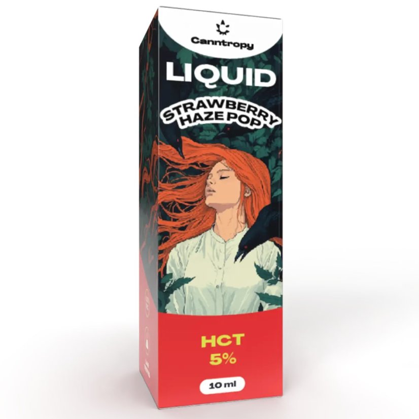 Canntropy HCT Liquid Strawberry Haze Pop, HCT 5%, 10 ml