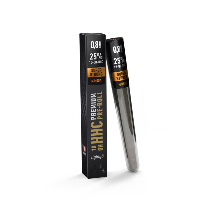 Eighty8 10-OH-HHC Predzviti Super Strong Mimosa, 25 % 10-OH-HHC, 0,8 g