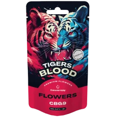 Canntropy CBG9 Flowers Tigers Blood, CBG9 85% kokybė, 1 - 100 g