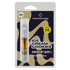 Canntropy HHCP kartuša sladoledni piškoti - 10 % HHCP, 85 % CBD, 1 ml