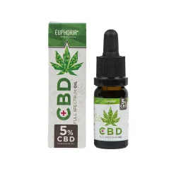Euphoria CBD Öl 5% 10 ml, 500 mg