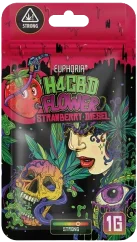 Euphoria H4CBD Flowers Strawberry Diesel, H4CBD 20%, 1 g