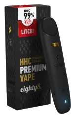 Eighty8 HHC Vape Litchi, 99 % HHC, 0,5 ml