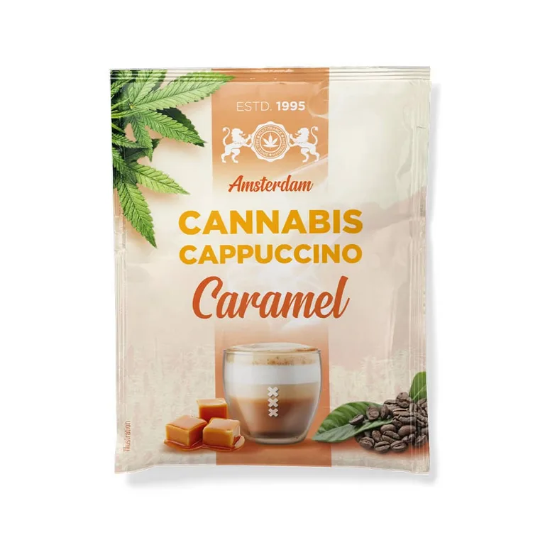 Multitrance Hemp Coffee Instant Caramel Cappuccino (10 x 14 g)