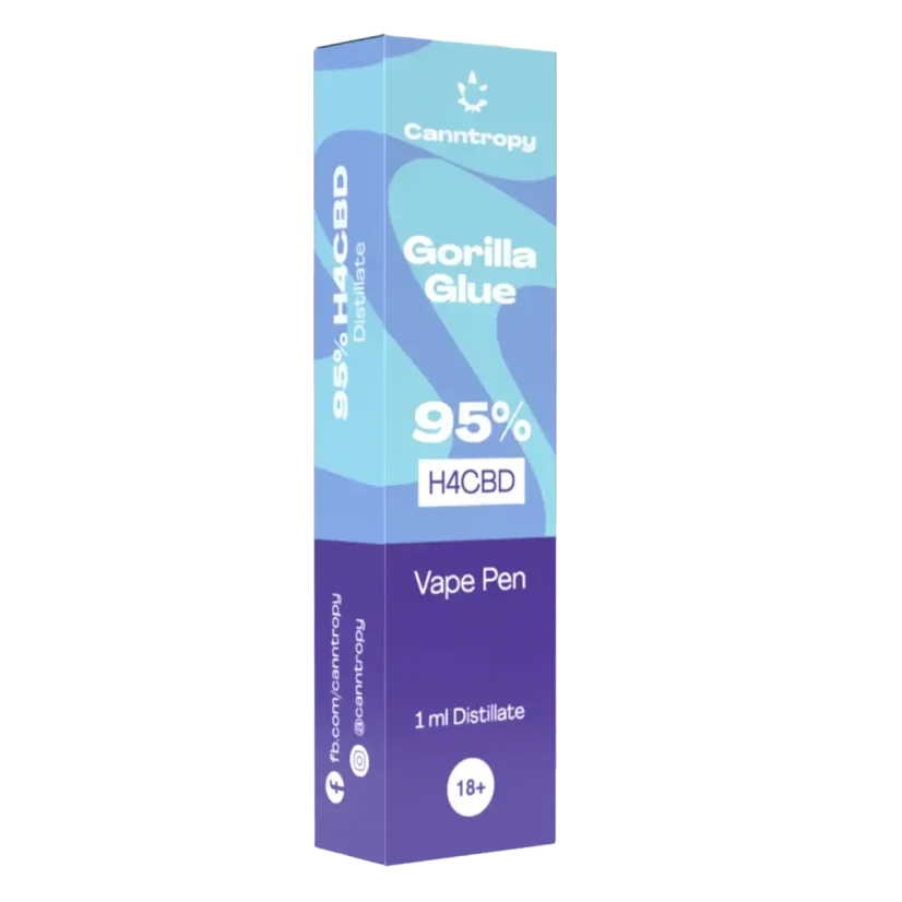 Canntropy H4CBD Vape Pen Gorilla Glue, 95%, 1 ml