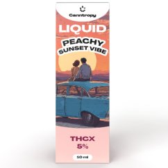 Canntropy THCX Liquid Peachy Sunset Vibe, THCX 5%, 10 ml
