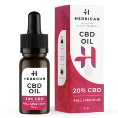 Herbican Olej CBD pełnego spektrum, 20%, 10 ml