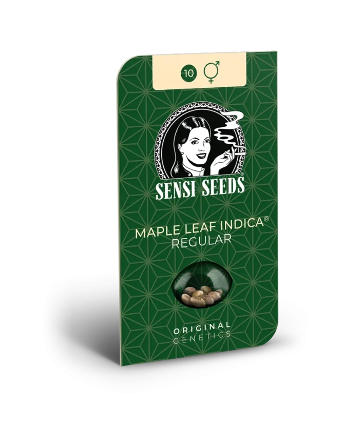 Sensi Seeds Cannabis Seeds Maple Leaf Indica® Regular, 10 Stk.