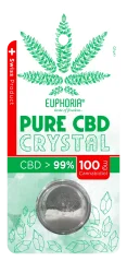 Euphoria Pure CBD Krystal - 99 % (100 mg), 0,1 g
