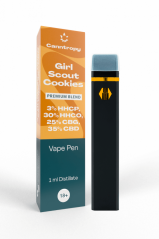 Canntropy HHC-P-O Blandning Vape Pen Girl Scout Cookies, HHC-P 3 %, HHC-O 30 %, CBG 25 %, CBD 35 %, 1 ml