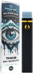 Canntropy THCB Vape Pen za enkratno uporabo Alaskan Thunderfuck, kakovost THCB 95 %, 1 ml