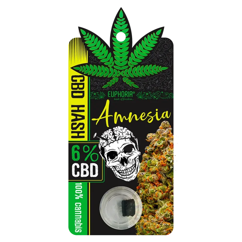 Euphoria CBD Hash 6% Amnesia, 1 g
