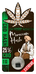 Euphoria CBD Hash Moroccan 25% CBD, 1 g