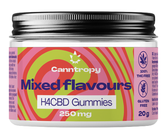 Canntropy H4CBD Fruit Gummies Flavour Mix, 10 pcs x 25 mg, 20 g