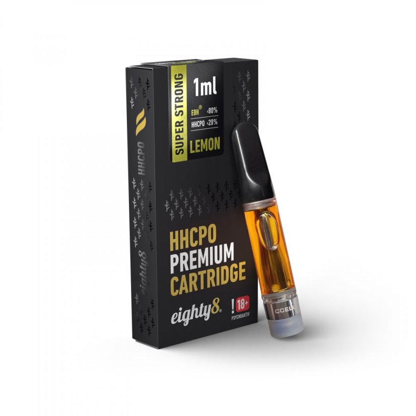 Eighty8 HHCPO-patron Super Strong Premium Lemon, 20 % HHCPO, 1 ml