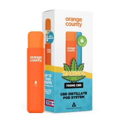 Orange County CBD Pod στυλό ατμίσματος «Λεμονάδα», 1 ml