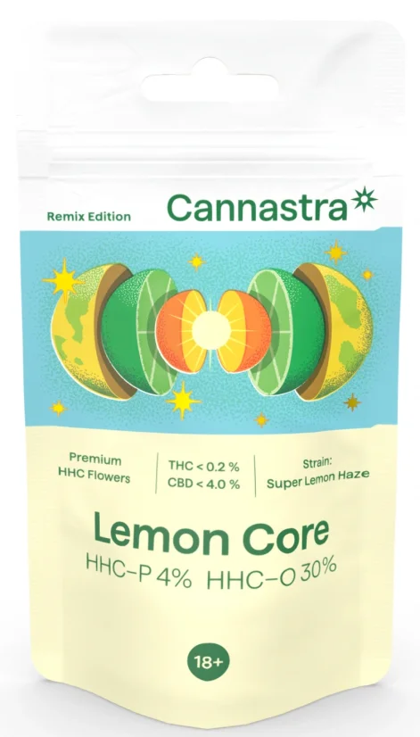 Cannastra HHCPO Kukka Lemon Core, 4 % HHCP, 30 % HHC-O, 1 g - 100 g