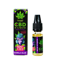 Euphoria CBD vedelik Gorila Glue 10 ml, 500 mg CBD