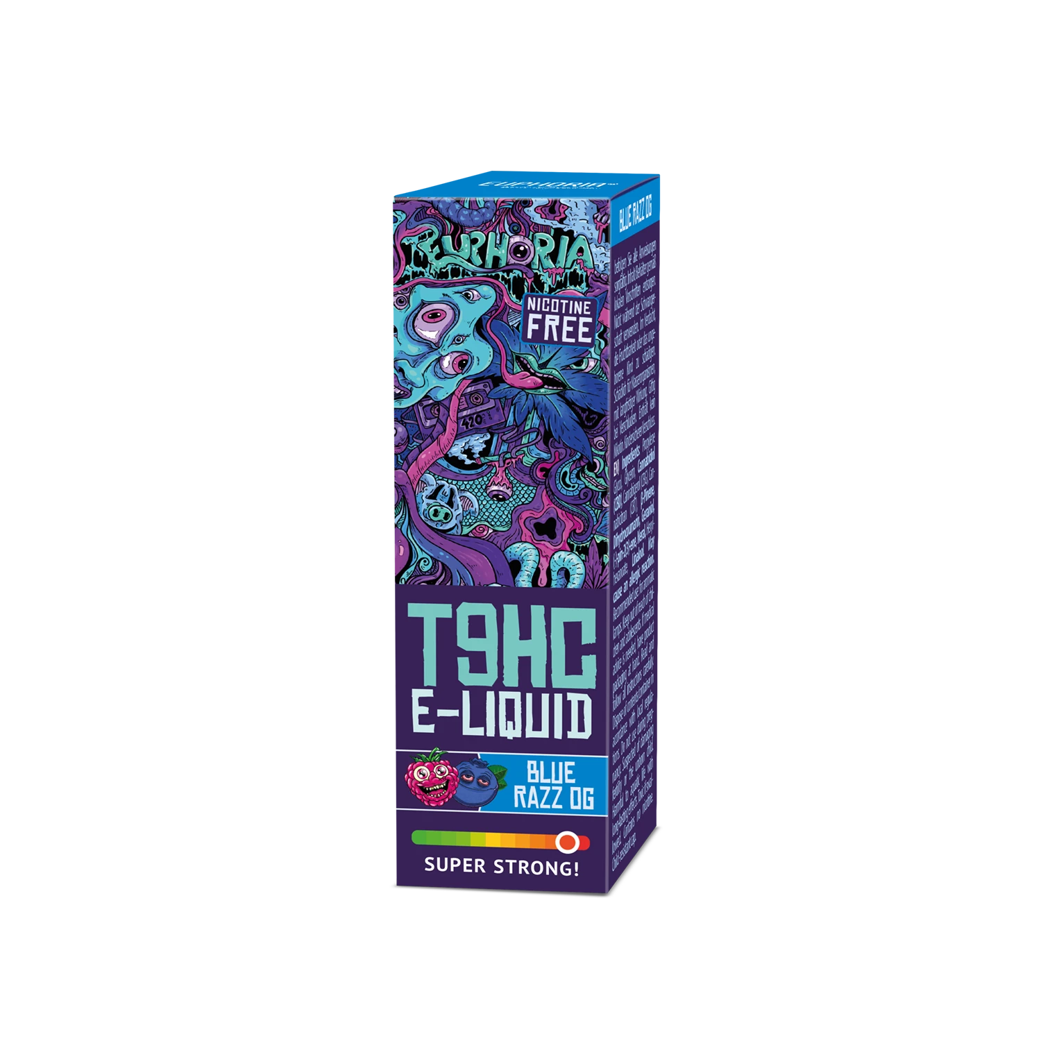 elfbar elfa master akku Euphoria T9HC Liquid Blue Razz OG, 10 ml