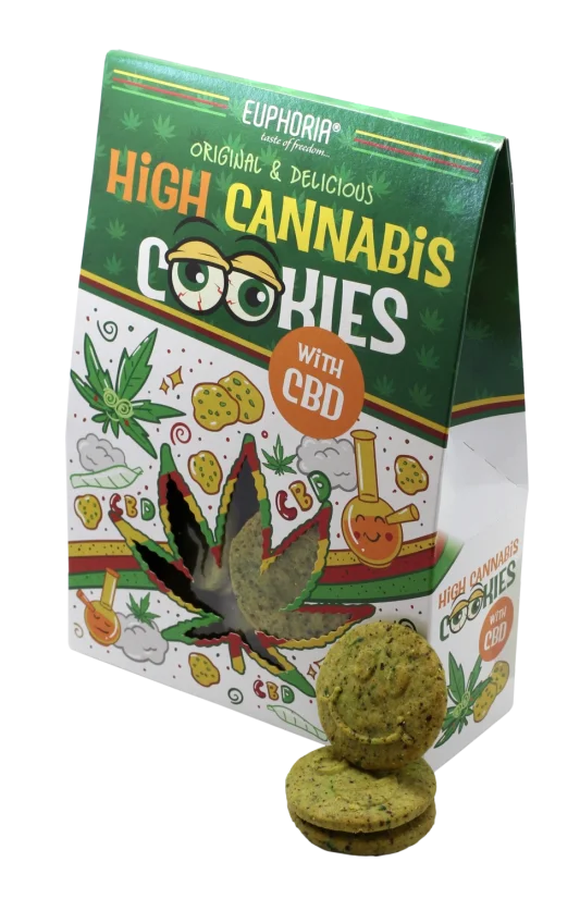 Euphoria Cereal cookies s CBD a konopou, 100 g