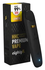 Eighty8 HHC Vape Lemon, 99 % HHC, 0,5 ml