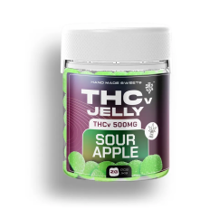 Czech CBD Żelki THCV Sour Apple, 25 mg THCV, 20 szt.