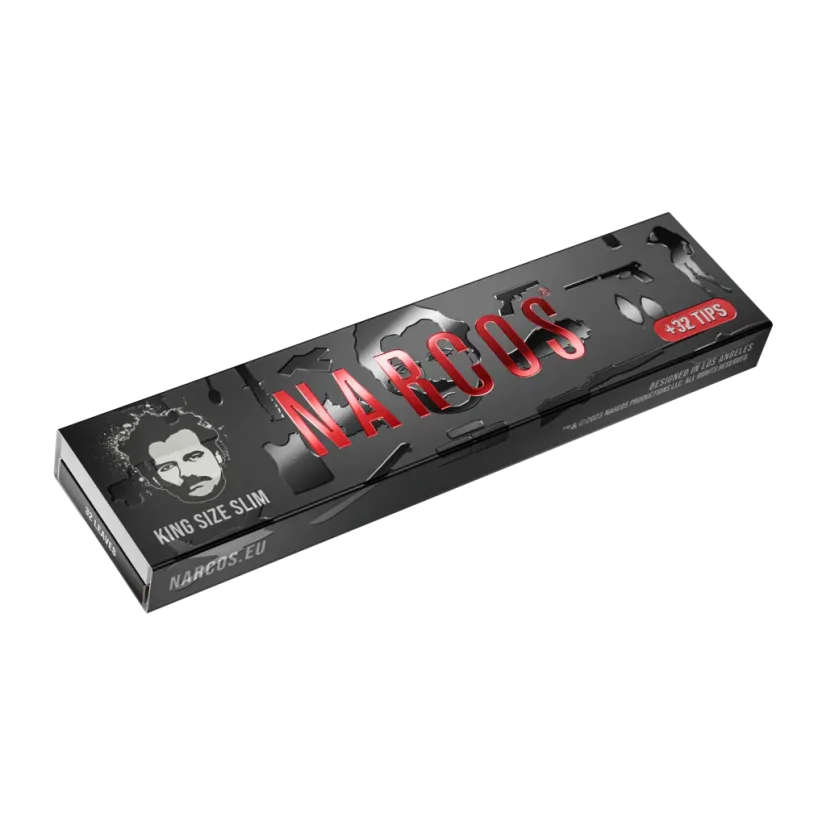 Narcos Limitowana edycja bibułek King Size Slim + tipsy - losowy projekt