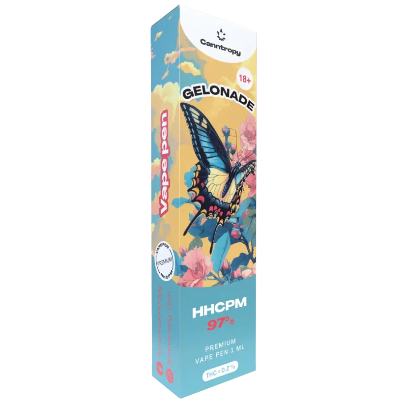 Canntropy HHCPM Vape Pen Gelonade, HHCPM  97% quality, 1 ml