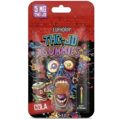 Euphoria THCJD Gummies Cola, 5 pezzi x 1 mg, 5 mg