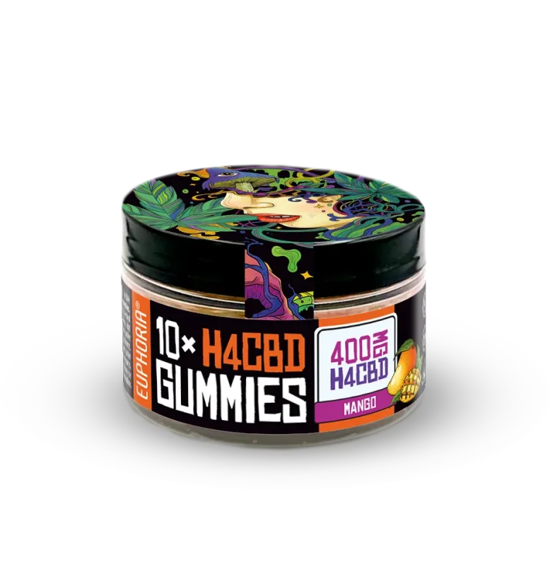 Euphoria H4CBD Gummies Mango, 10 szt. x 40 mg, 400 mg