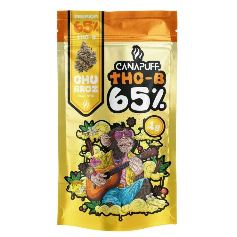CanaPuff THCB Flowers Churroz, 65% THCB, 1 g - 5 g