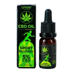 Euphoria CBD Öl 5% mit Terpenen 10 ml, 500 mg - Sport Erholung