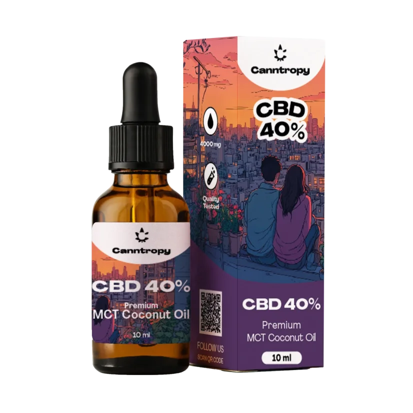 Ulei de cânepă CBD Canntropy, 40%, 4000mg, 10ml