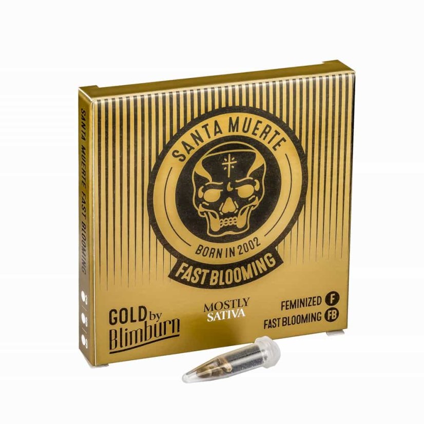 Blimburn Seeds Cannabis Seeds Santa Muerte Fast Blooming Feminisiert