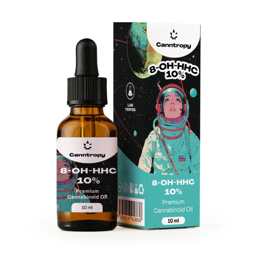 Canntropy 8-OH-HHC Premium Kanabinoidno Olje, 10 % 8-OH-HHC, 10 ml
