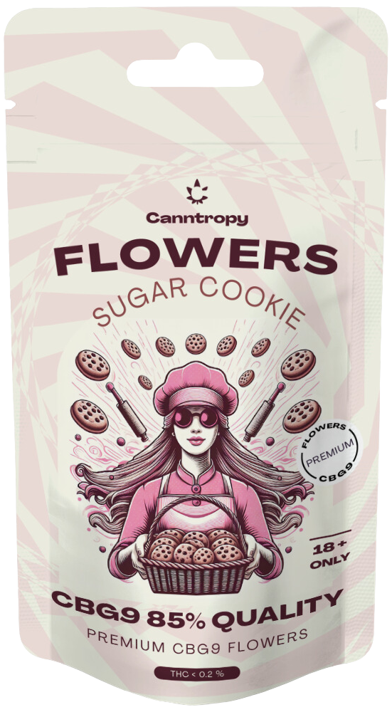 Canntropy CBG9 Flowers flavour Sugar Cookie, CBG9 Quality 85%