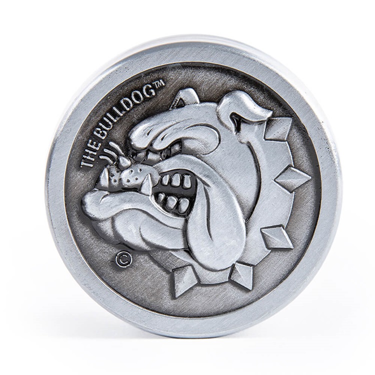 The Bulldog Original stříbrná kovová Drtička